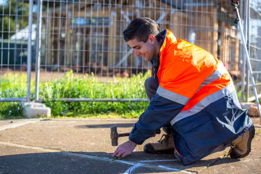 Boundary Survey marking